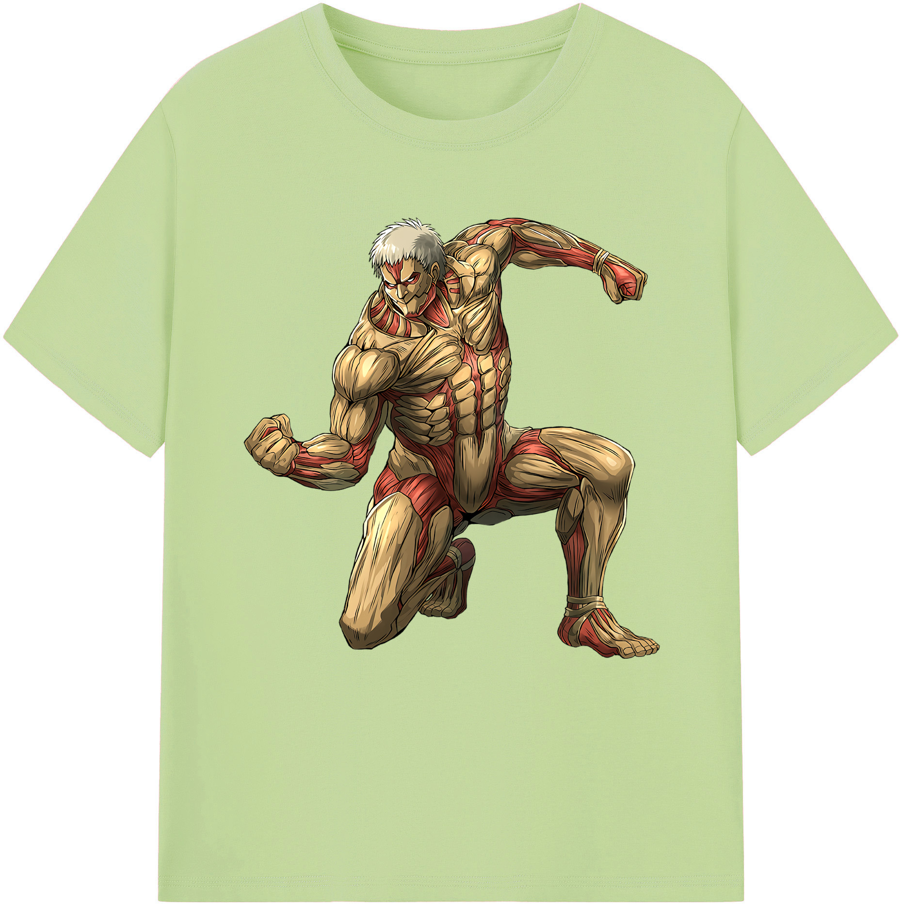 （画像用） 進撃の巨人 Attack on Titan 綿100％半袖Tシャツ（フロントプリント）